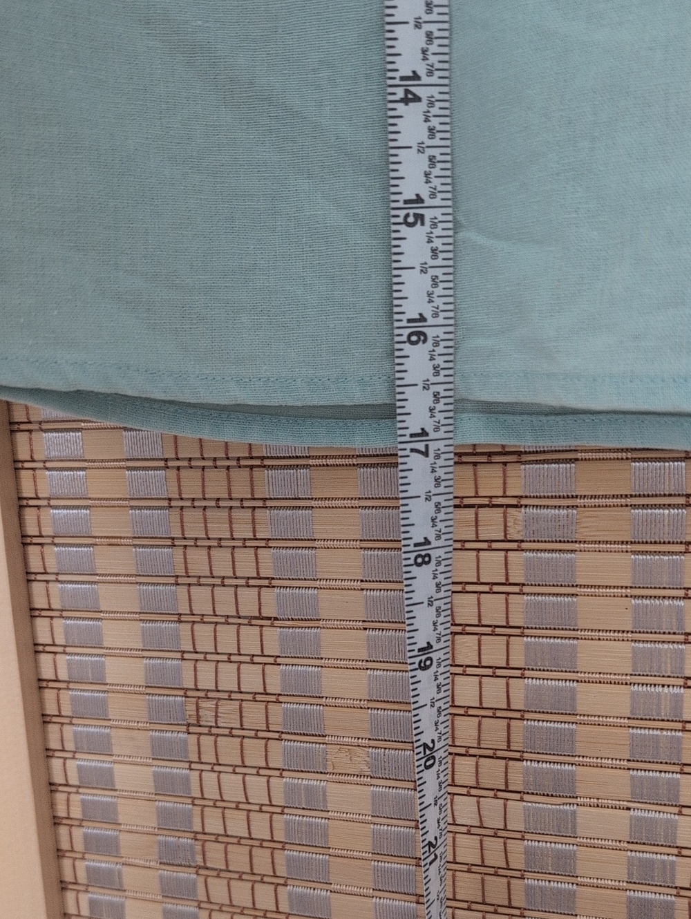 Abercrombie & Fitch Light Mint Linen Blend Mini Skirt - Picture 8 of 8